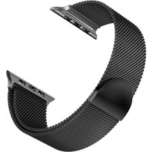 Microsonic Apple Watch Se 3 44MM Kordon Luxe Metal Twist Siyah