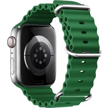 Microsonic Apple Watch Se 3 44MM Kordon Aqua Belt Yeşil