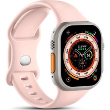 Microsonic Apple Watch Series 11 46MM Kordon Activeflex Wristband Rose Gold