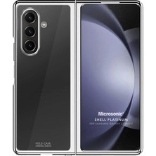 Microsonic Samsung Galaxy Z Fold 7 Kılıf Shell Platinum Gümüş