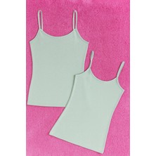 Kadın Modal Pamuklu Likralı Ekstra Biyeli Ip Askılı 2'li Atlet Q6K6K0T2KA