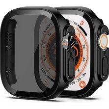 Microsonic Apple Watch Ultra 3 Kılıf Privacy Gizlilik Filtreli Watchband Siyah