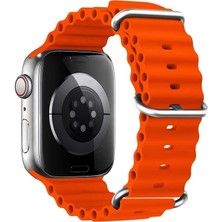 Microsonic Apple Watch Ultra 3 Kordon Aqua Belt Turuncu