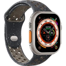 Microsonic Apple Watch Series 11 46MM Kordon Flame Circle Siyah