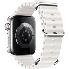 Microsonic Apple Watch Ultra 3 Kordon Aqua Belt Beyaz