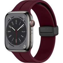 Microsonic Apple Watch Se 3 44MM Kordon Ribbon Line Mor