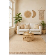Jüt Kilim Nefes -Çizgi Bordo