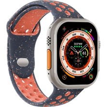 Microsonic Apple Watch Se 3 44MM Kordon Flame Circle Lacivert