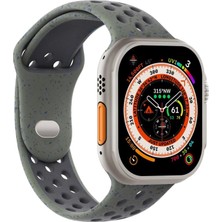 Microsonic Apple Watch Se 3 44MM Kordon Flame Circle Yeşil