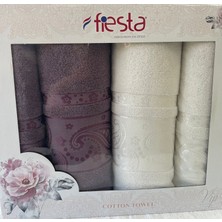 Fiesta %100 Pamuklu Hamam Takımı