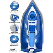 Geniş Su Tanklı, Nano Seramik Tabanlı, 2200W, 160GR Buharlı Ütü