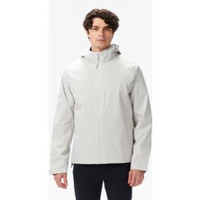 Nautica Erkek Gri Regular Fit Kapüşonlu Su Geçirmez Yağmurluk J57044T.0GV
