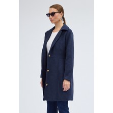 Dikiş Detaylı Tasarım Kaşe Kaban