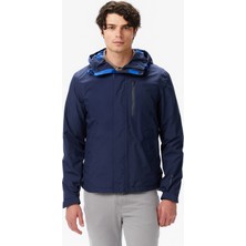 Nautica Erkek Lacivert Regular Fit Kapüşonlu Su Geçirmez Yağmurluk J57040T.4NV