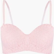 Loya Pembe Nirvana Desteksiz Straplez Tek Sütyen