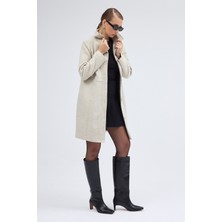 Dikiş Detaylı Tasarım Kaşe Kaban