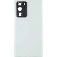 Teknonet Samsung Galaxy Note 20 Ultra Uyumlu Geniş Kamera Camlı Batarya Kapağı