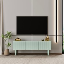 Capella Tv Ünitesi Mdf 120 cm Ayaklı Kapaklı Raflı