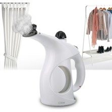 Portatif Buharlı Dikey Kırışık Giderici Beyaz, Pratik ve Hafif Ütü