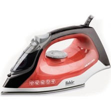 Kırmızı ve Beyaz Renklerde Yüksek Performanslı Buharlı Ütü, Pratik ve Şık Kullanım Sağlar