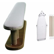 Yanmaz Teflon ve Ahşap Kol Omuz Ütüleme Aleti, Gri Renk