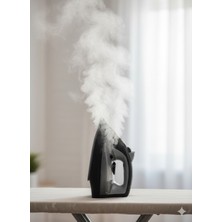 2600W Seramik Tabanlı Gold Buharlı Ütü Siyah, Hızlı ve Verimli Kullanın