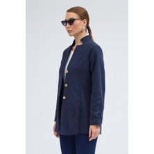 Tasarım Yaka Kısa Boy Kaşe Kaban