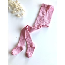 Fitilli Pembe Külotlu Çorap