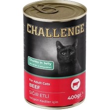 Challenge Sığır Etli Yetişkin Konserve Kedi Maması 400 gr