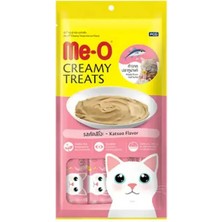 Elit Me-O Kremalı Çizgili Orkinos Balıklı Kedi Sıvı Ödül Maması 4X15GR