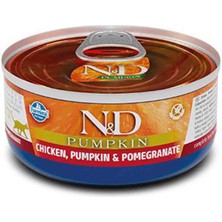 Elit Nd Pumpkin Tahılsız Tavuk Balkabağı ve Narlı Yetişkin Kedi Konservesi 70GR