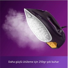 Koyu Mor Buharlı Ütü Azur DST7061/30, Pratik ve Şık Tasarım, Kolay Kullanım