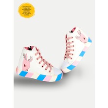 Ceylan Beyaz Ortopedik Destekli Kız Çocuk Sneakers