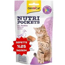 Elit Gimcat Nutripockets Ördekli Kedi Ödülü 60GR