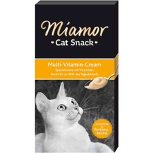 Elit Miamor Cream Multivitamin Kedi Ödülü 6X15GR