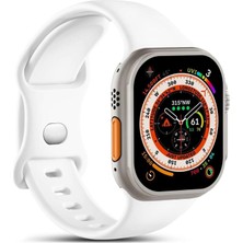 Microsonic Apple Watch Se 3 40MM Kordon Activeflex Wristband Beyaz