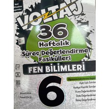Voltaj 6. Sınıf Fen Bilimleri 36 Haftalık Süreç Değerlendirme Fasikülleri