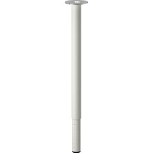 Çalışma Masası Ayağı, Beyaz, 60-90 Cm, Ayarlanabilir