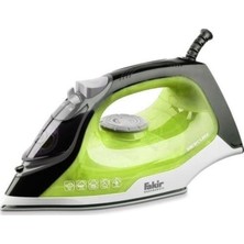 Yeşil ve Ekru Renkli Kullanışlı Buhar Gücü Yüksek Ütü