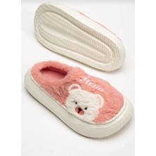 Kutox Kedi Desenli Kadın Ev Terliği