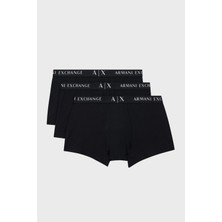 Armani Exchange Streç Pamuklu Logolu 3 Pack Boxer Erkek Boxer XM000871 AF13682 MC061