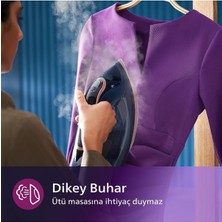 Güçlü 3000W Buharlı Ütü, Optimaltemp, 85 G/dk Sürekli Buhar, Pratik ve Kullanışlı