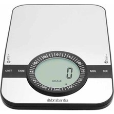 Beyaz Dijital Mutfak Tartısı, Hassas Ölçüm Için Ideal, Şık ve Kullanışlı Tasarım