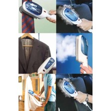 Taşınabilir Buharlı Pratik Ütü, Güçlü ve Kolay Kullanım, Beyaz