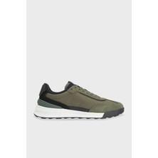 Tommy Hilfiger RETRO RUNNER MIX Haki Erkek Sneaker