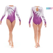 CD-229 Baskılı Cimnastik Mayo