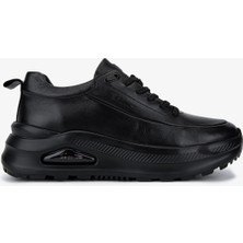 Valmenti Erkek Hakiki Deri Siyah Deri Sneakers & Spor Ayakkabı 381 21178 Erk Ayk Y25 Sıyah Dr