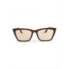 Zengezur Kare Çerçeveli Güneş Gözlüğü-Kahverengi