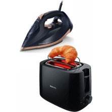 Buharlı Ütü ve Ekmek Kızartma Makinesi Seti, Beyaz Renkli, Pratik Kullanım