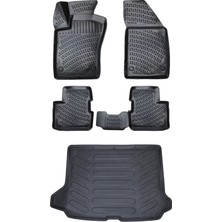 Renault Megane 4 Hb 2016 Sonrası 4d Araca Özel Paspas ve Bagaj Havuzu